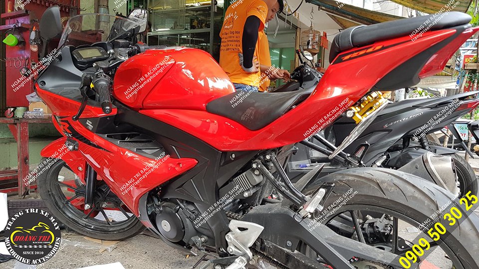 Are you owning a Suzuki GSX to Hoang Tri to customize the number plate?