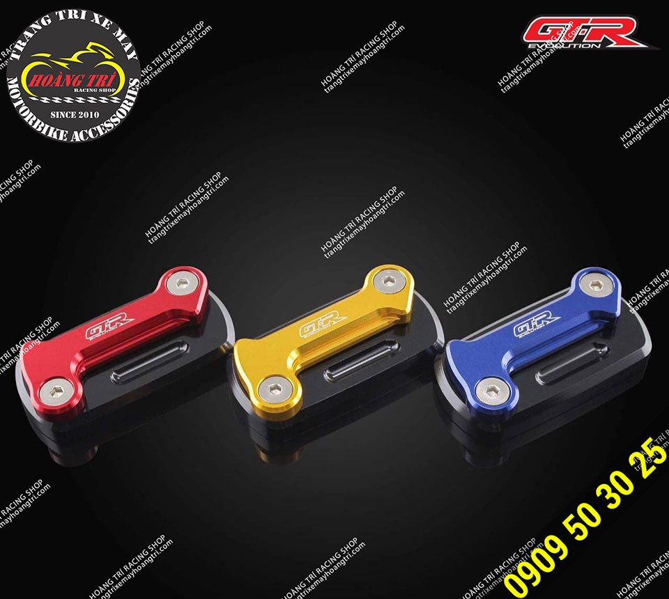 GTR oil cap with 3 colors yellow, red and blue