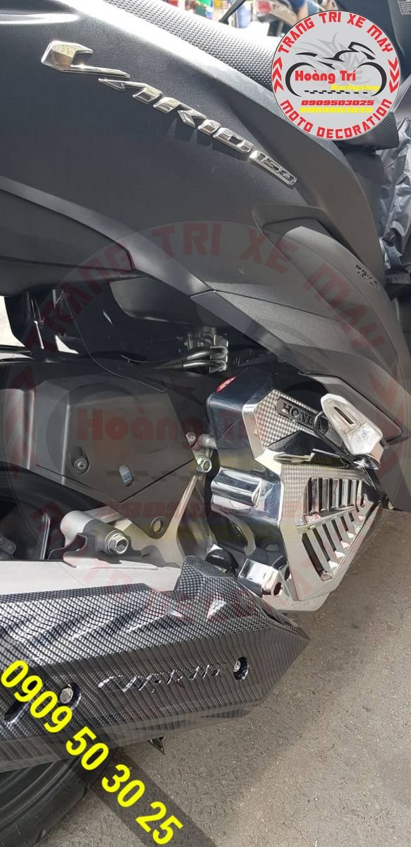 Close-up of Vario 2018 chrome plated fan cover