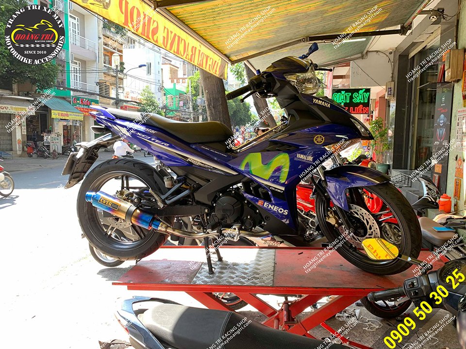 Exciter 150 GP hoàn thành độ pô Over Racing