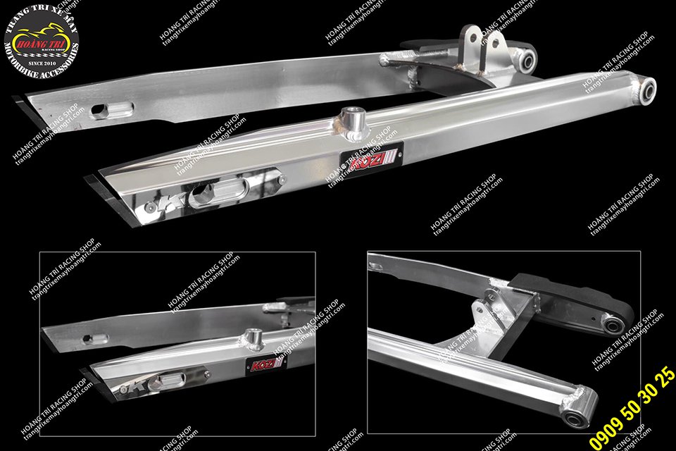 Kozi aluminum folding with standard Exciter 150 silver color