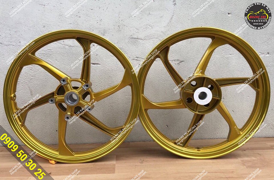 In addition, the YaZ wheels also have a striking yellow color