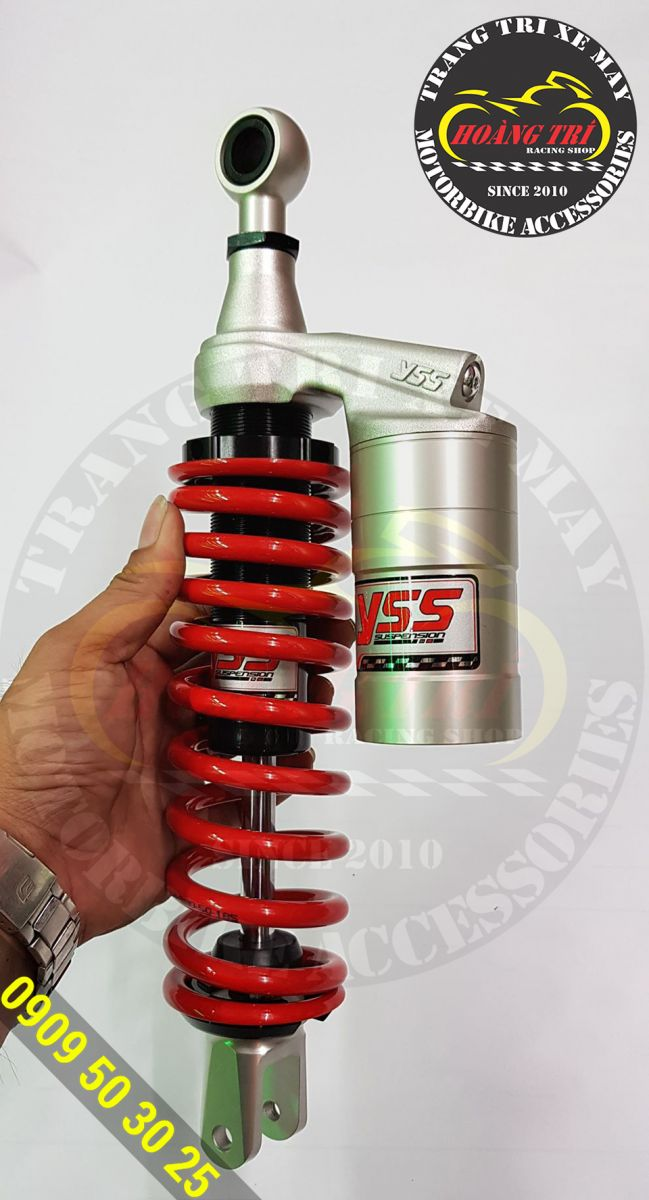 YSS G-Series fork with Janus mount (white oil tank - red spring)