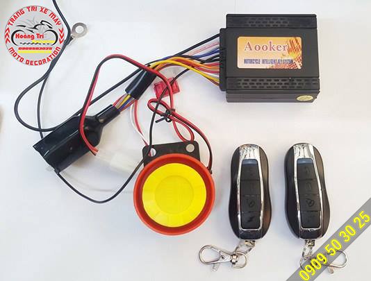 Components in the Aooker anti-theft lock set