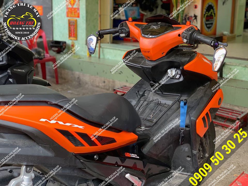 NVX 155cc màu cam gắn kiếng gù CRG hàng loại 1