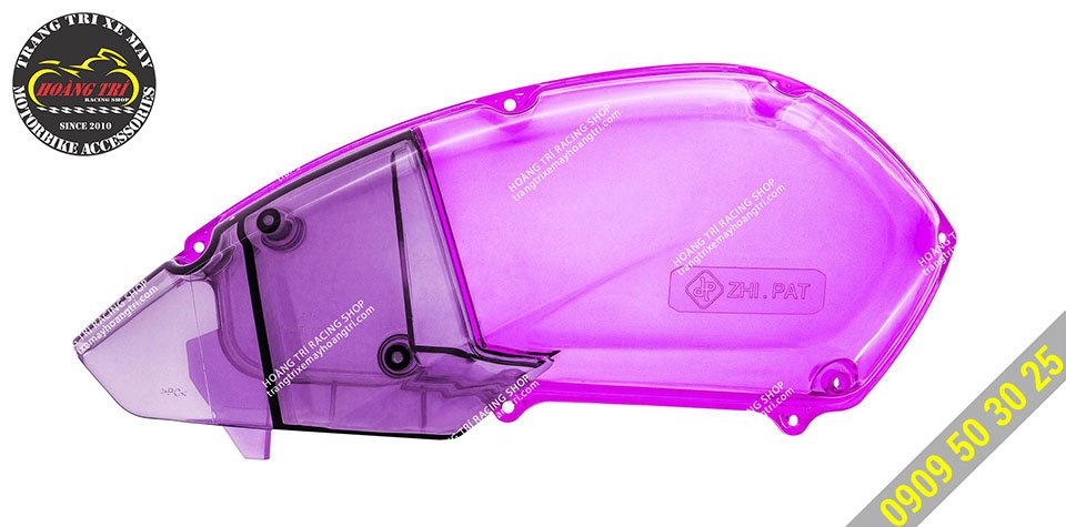 Purple NVX transparent hood