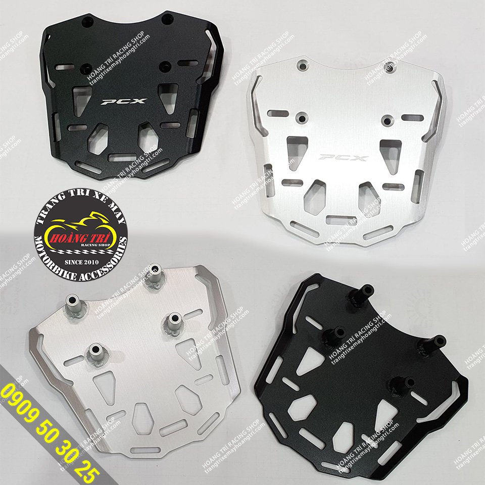 Back bag PCX 2014-2018 CNC aluminum - SMOK (front and back)