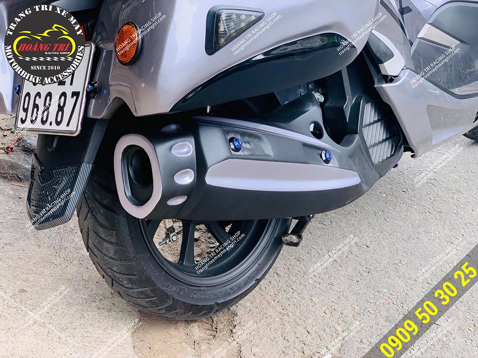 Close-up details of the pit and luxury on the PCX