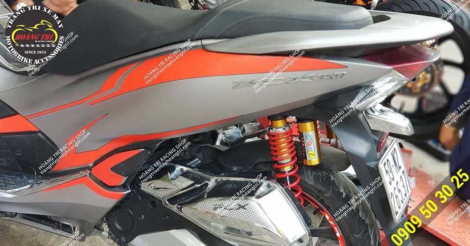Gas tank fork has been installed for PCX 2018