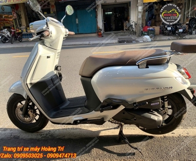 Gác chân phụ HTR nhôm CNC cho xe Giorno 125