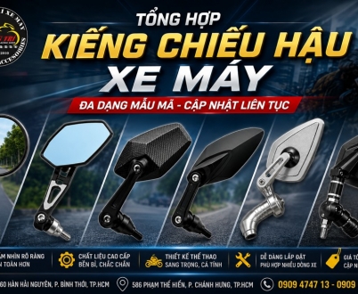 Tổng hợp kính chiếu hậu cho xe máy
