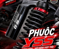 Tổng hợp các dòng phuộc YSS chính hãng cho xe máy được ưa chuộng hiện nay