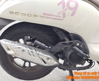 Gác chân phụ HTR nhôm CNC cho xe Scoopy