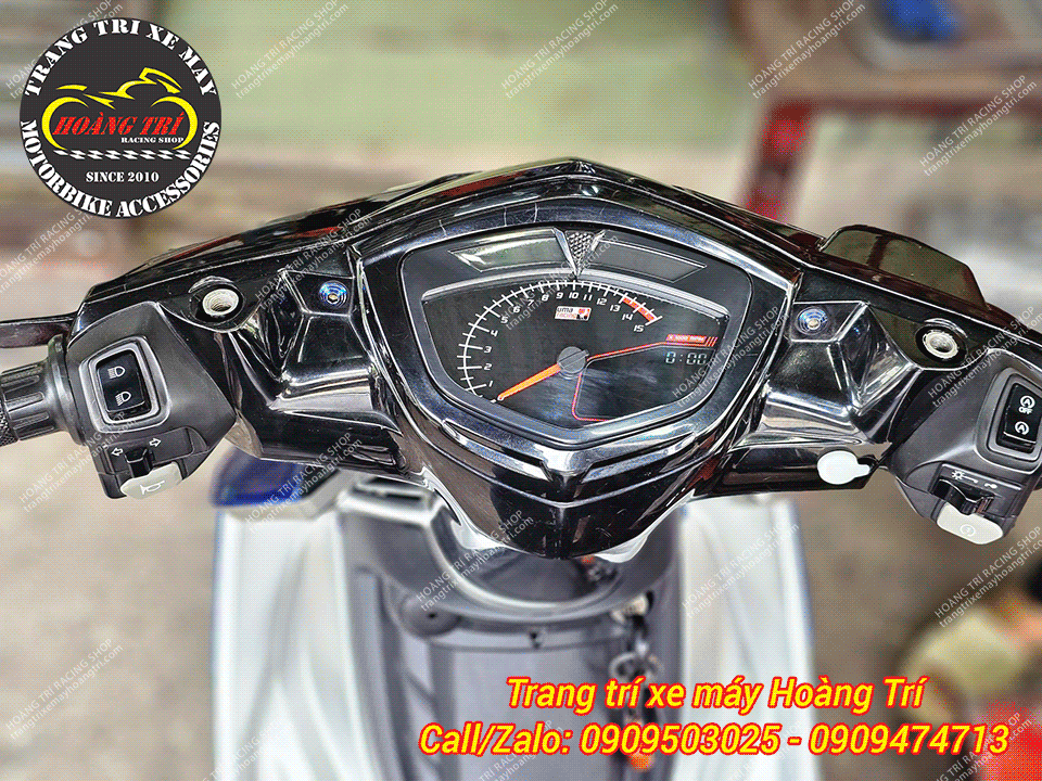 Cụm đồng hồ UMA Racing cho Exciter 2010/Sirius (xăng cơ) hàng chính hãng