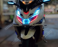 Mặt nạ chắn gió PCX 160 2021-2024 tích hợp kính hậu xi nhan