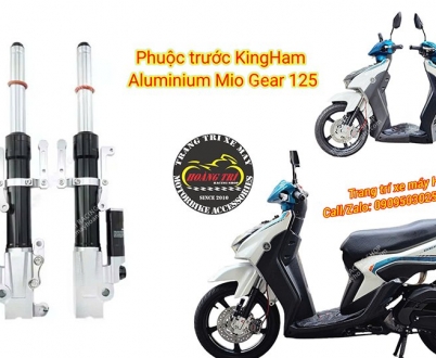 Phuộc KingHam nhôm CNC cho xe Yamaha Mio