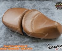 Yên da bò thật dành cho Vespa GTS / Vespa Sprint / Primavera độ 2 tầng rời