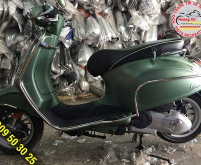 Khung inox bảo vệ xe Vespa S kiểu thường