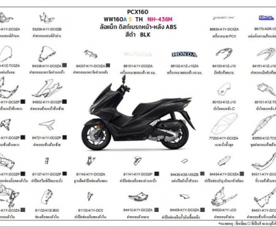 Dàn áo PCX 160 2025-2026 chính hãng Thái Lan
