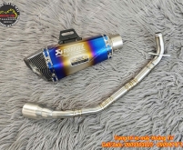 Full set pô Akrapovic giả titan cho xe Yamaha NVX