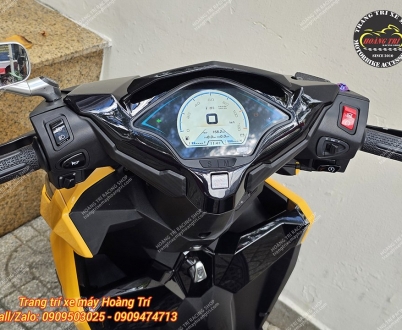 Độ đồng hồ Vespa Full LCD cho xe Vario 2014-2017