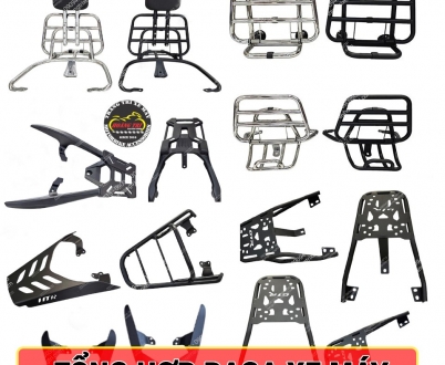 Tổng hợp baga sau xe máy chuẩn zin cho nhiều dòng xe