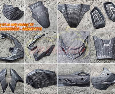 Bộ ốp trang trí carbon cho xe Airblade 2026