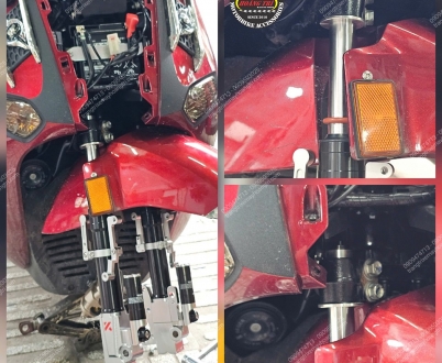 Phuộc trước Kingham nhôm CNC độ cho xe Giorno 125