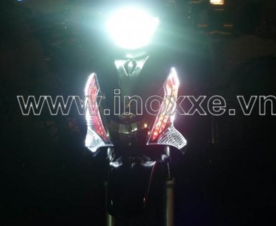 Độ đèn xe Sh 2012 _Đèn xenon siêu sáng 