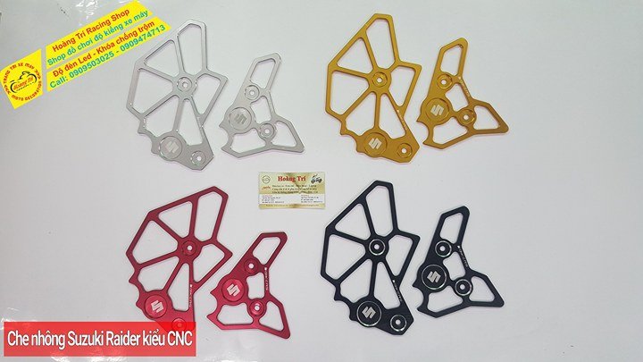 CNC-style sprocket cover with many colors
