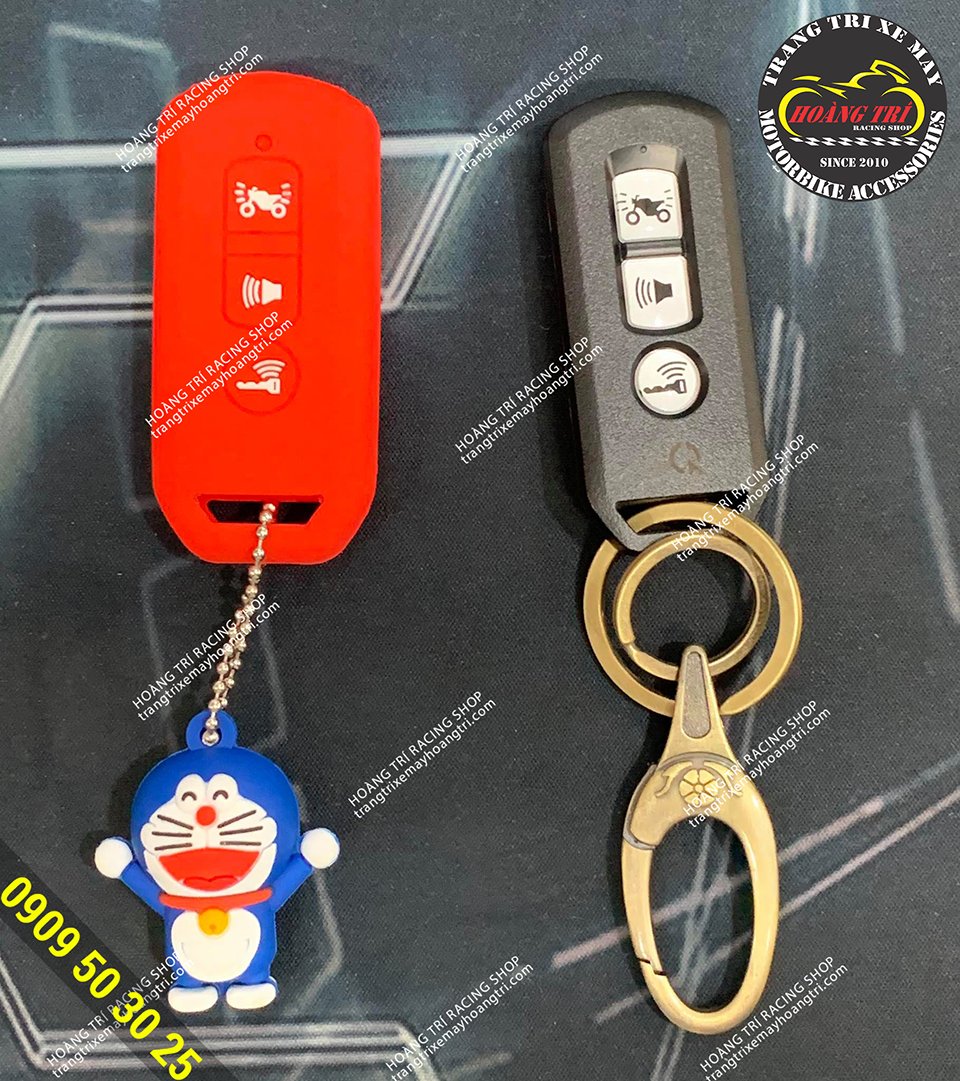 The front of the cartoon smartkey remote cover