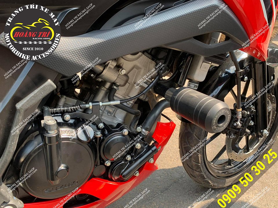 The product has been installed for Suzuki Bandit