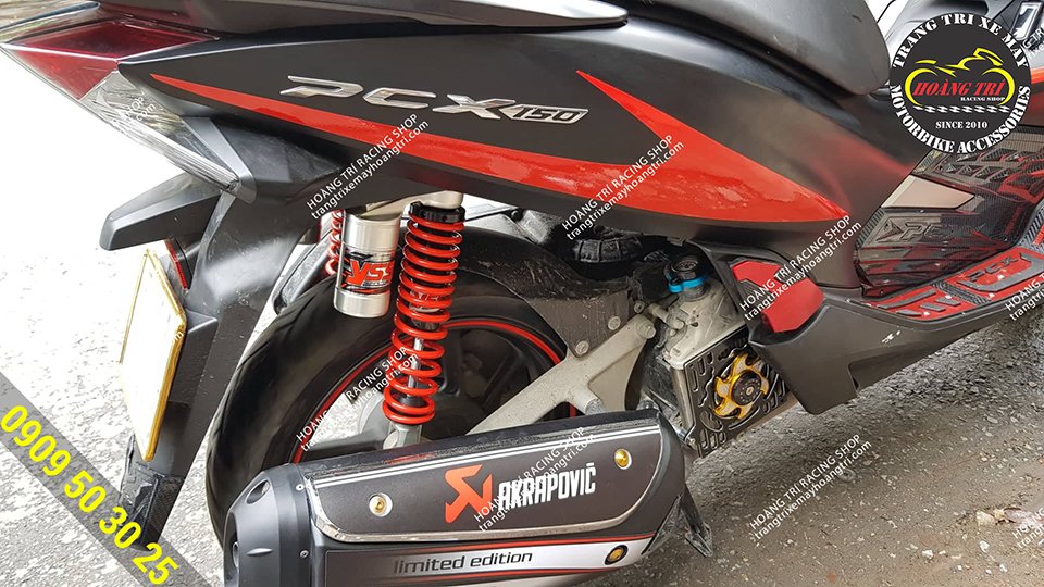 PCX 150 also installed a water tank temperature gauge