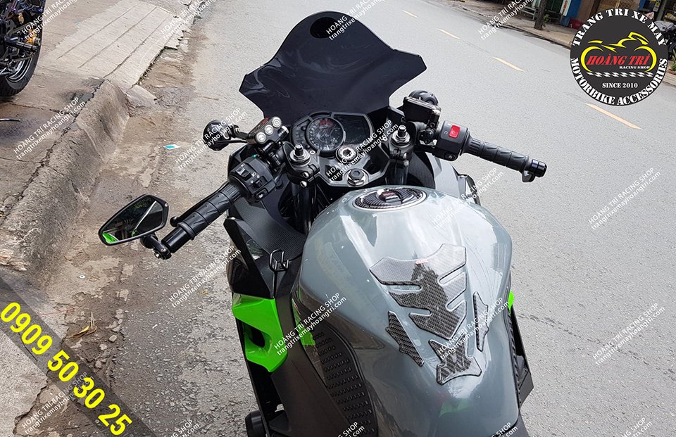 Ninja400 lắp kiếng gù loại 1 CRG