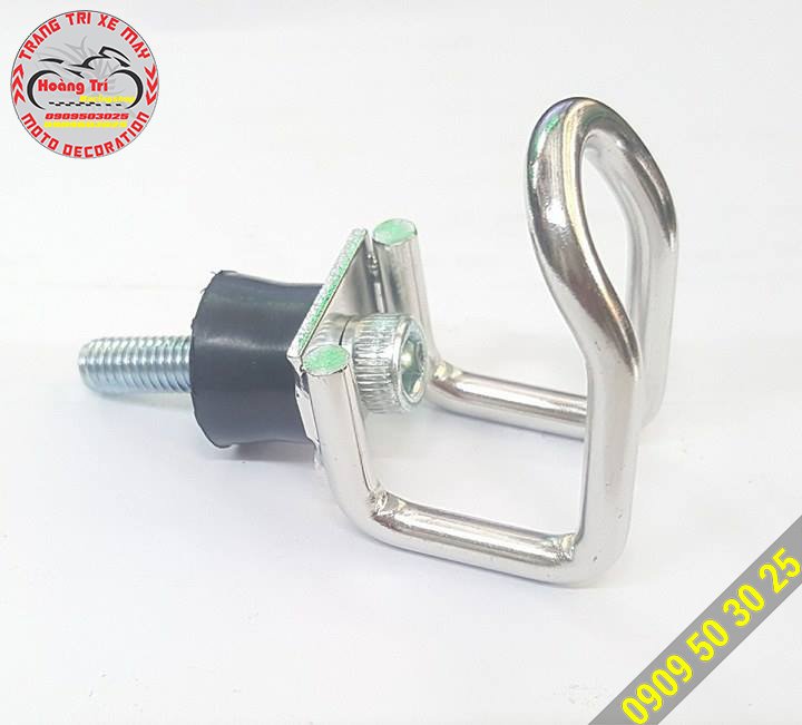 Curved stainless steel motorcycle hanger - M02