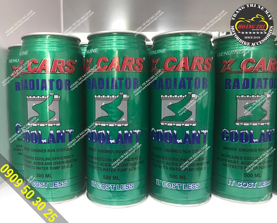 Engine coolant for motorcycles, cars brand X-CARS