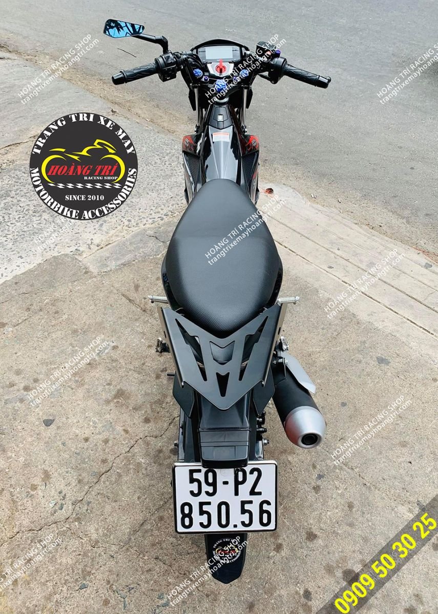 Suzuki Satria - Raider has been equipped with an Indonesian-style rear baga