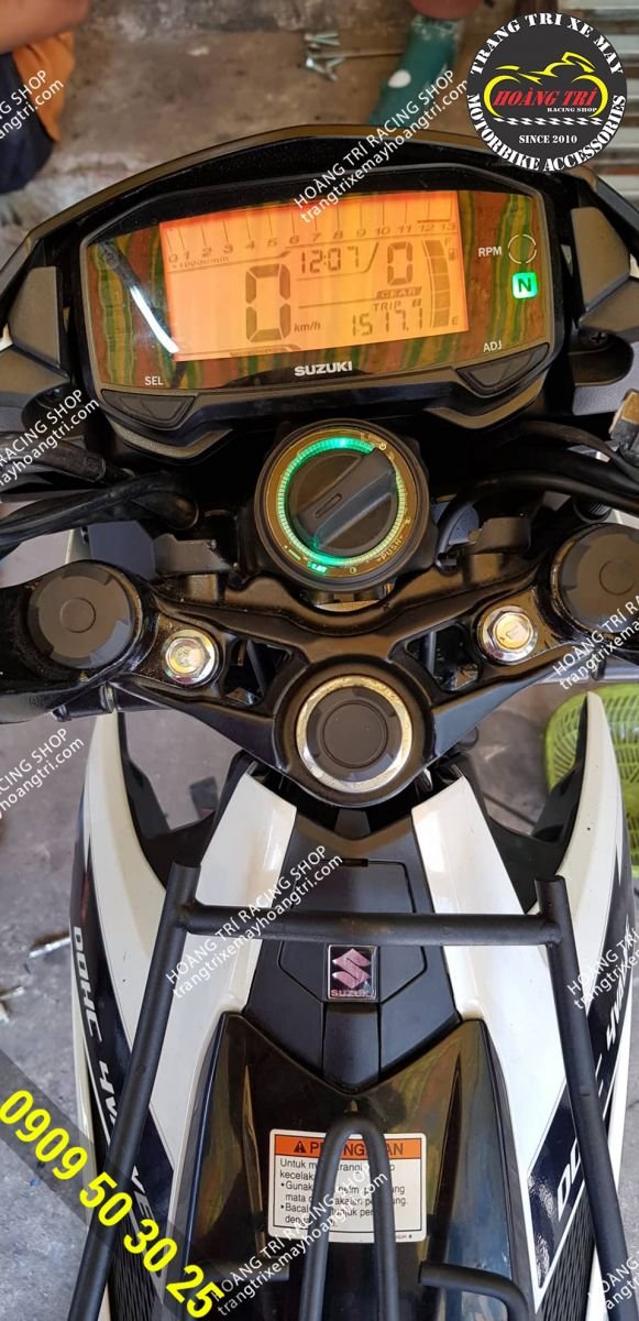 Raider's imported version of Satria is also equipped with a secure smartkey khóa
