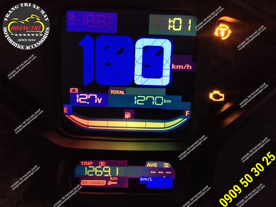 SH 2020 after the background Film of Led clock to decorate the car Sh 2020