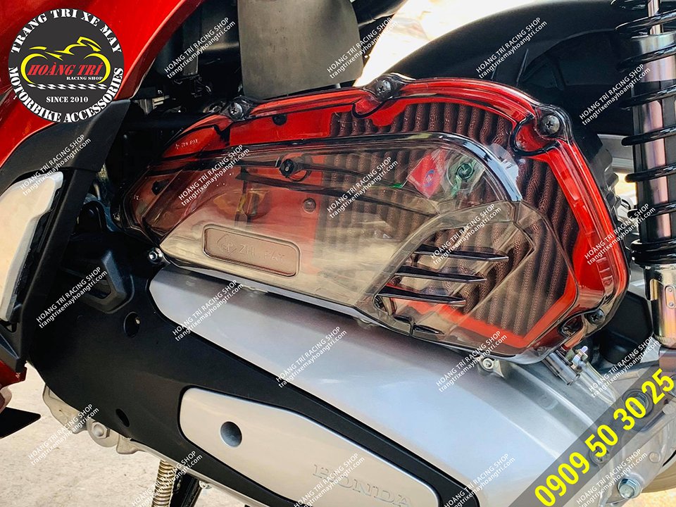 Completed version of transparent exhaust and red air filter with SH 2020