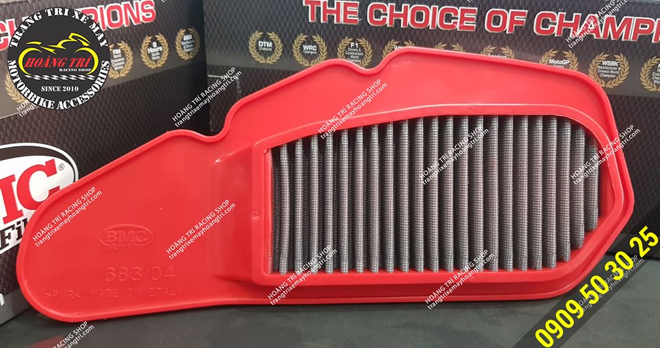 BMC air filter can be attached to: PCX, Airblade, Vario, Click and SH Mode
