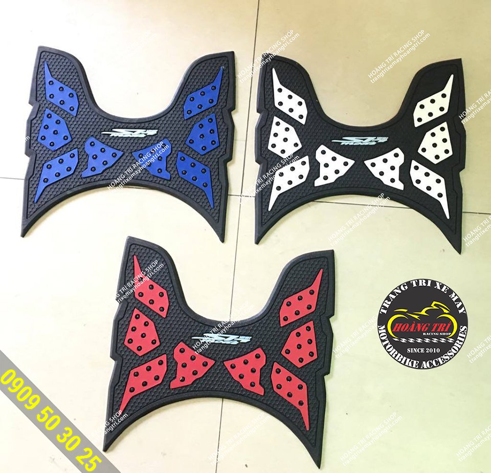 SH Mode foot mat has 3 colors red white blue
