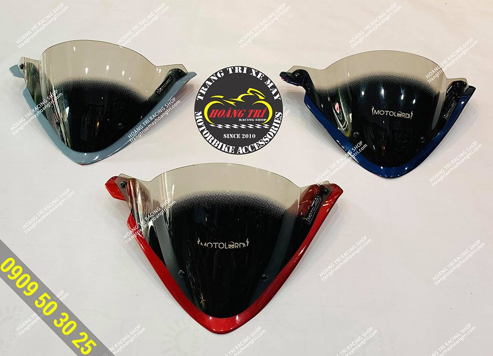 Super Cub Windshield made in Thailand - MotoLord has 3 colors for your reference