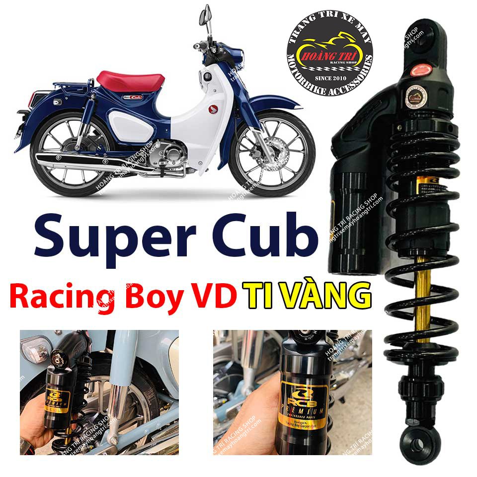 The viewing angles of the Racing Boy VD oil tank fork are mounted with Super Cub standard