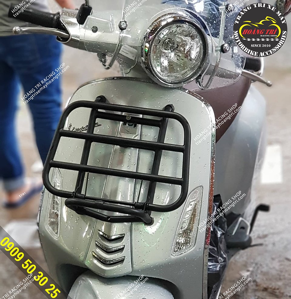 Add a vespa car with a powder coated front baga 