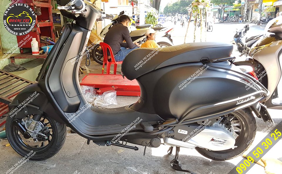 The product brings a synchronized beauty to the Sprint Vespa