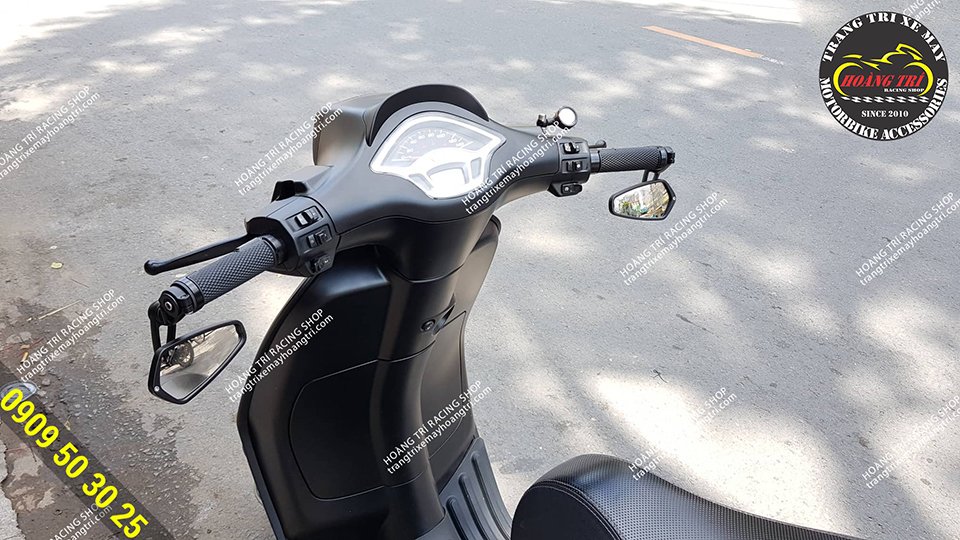 Vespa Sprint lắp đặt cặp kiếng hậu CRG