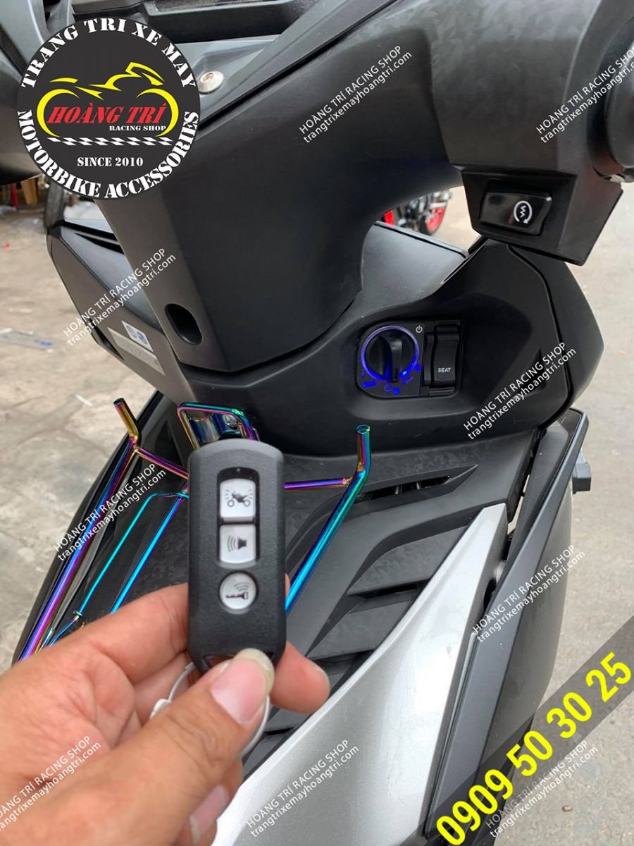 Full-function 3-button remote similar to high-end Honda scooters