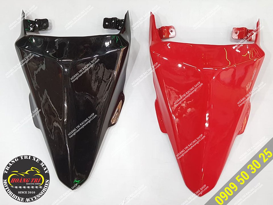 2 basic colors of Winner X solo saddle cover: red and glossy black