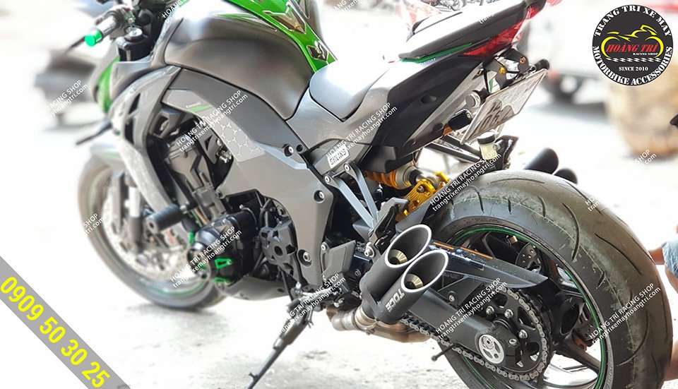 Z1000 after installing the TOCE . exhaust